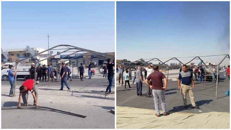 Alîgirên Heşda Şeibî rêyên sereke yên Parêzgeha Neynewa daxistin